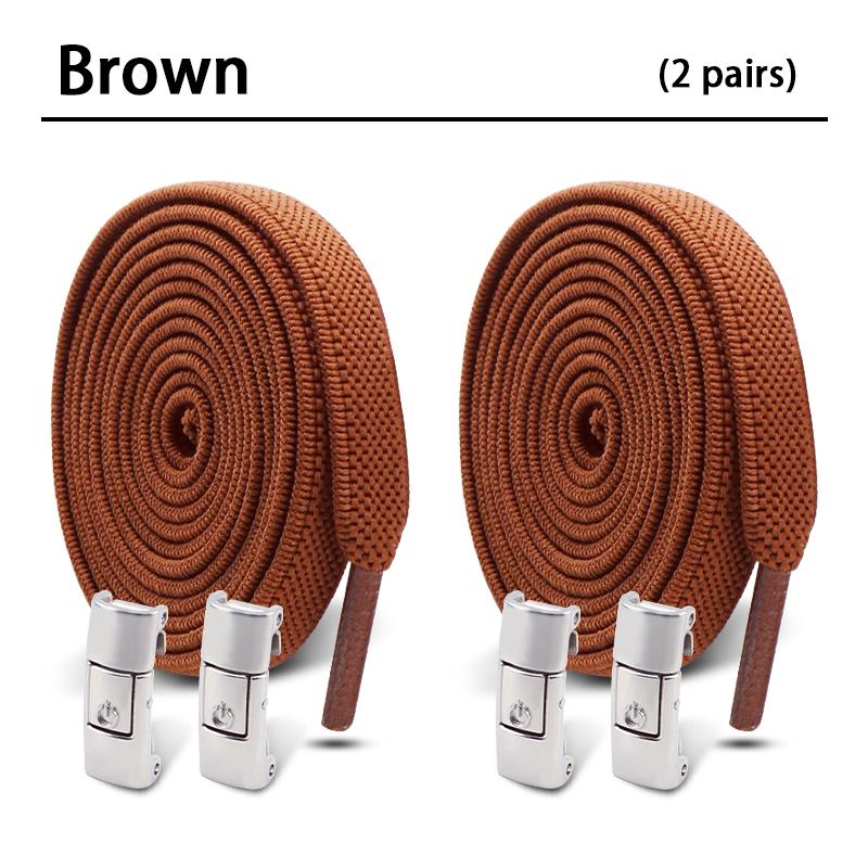 2 пары шнурков 8 мм без завязывания, шнурки с кнопочным замком без завязывания, эластичные шнурки для кроссовок, детские, взрослые, расширенные плоские шнурки для обуви