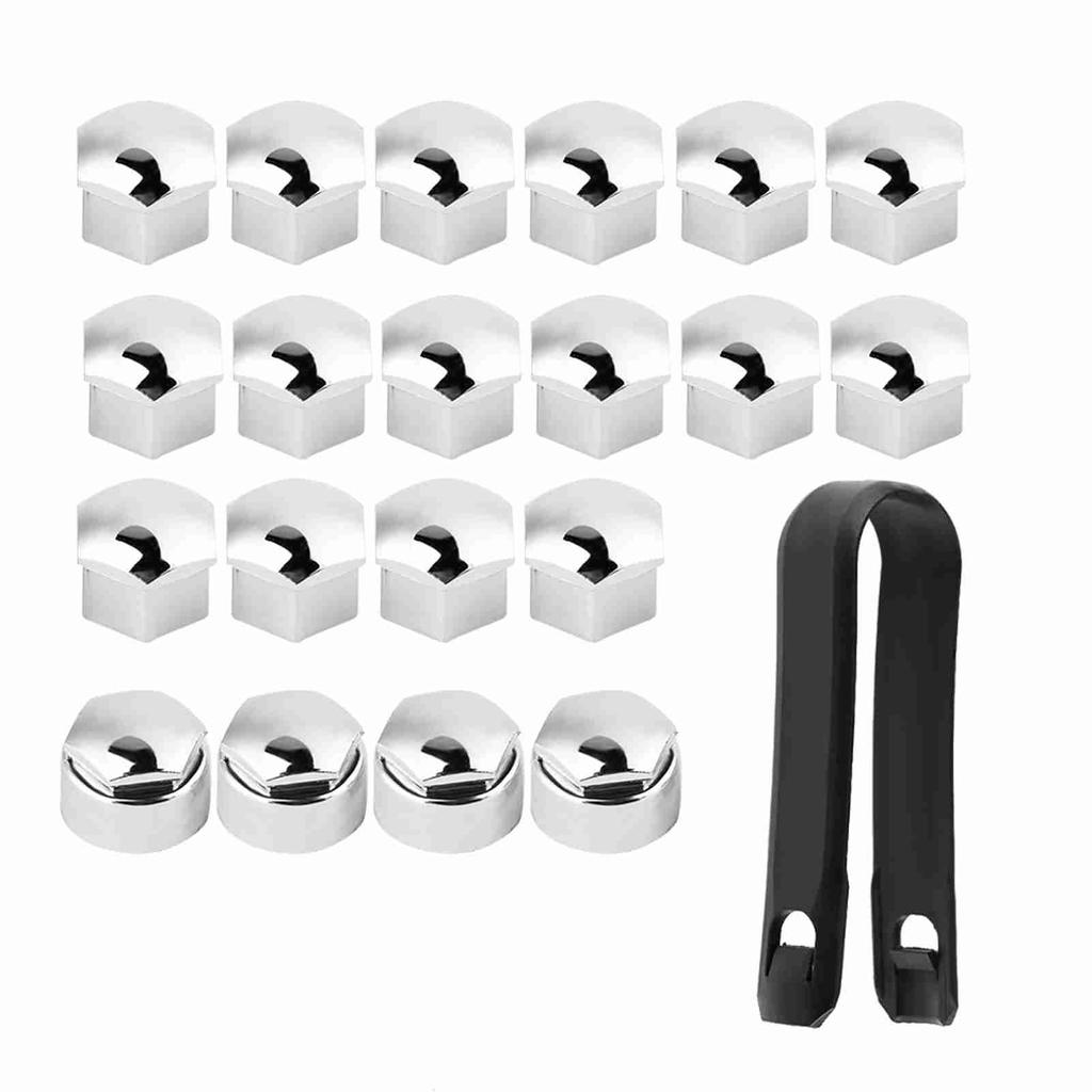 20pcs Car Cover Protective  17mm Nut Car Wheel Auto Hub Screw  Antitheft Cover Cap Wheel Screw