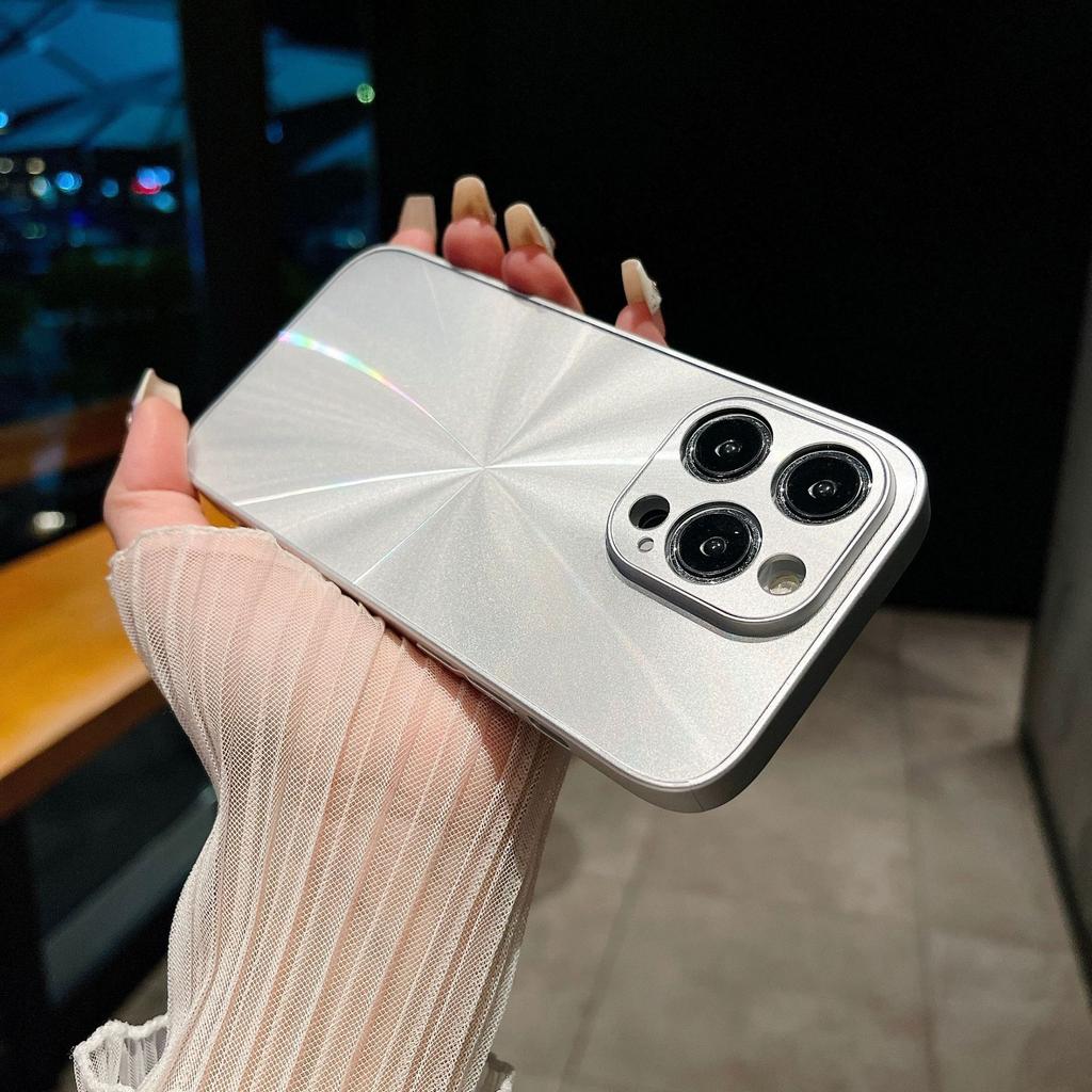 Лазерный переливающийся узор Aurora CD, Подходит для чехла для телефона Apple 14promax, IPhone15 Полная защита от падений 14