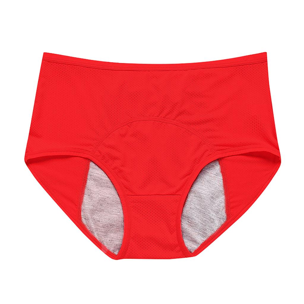 Women'S Menstrual Panties Mid-Waist Cotton Postpartum Women'S Panties Fully Covered Panties