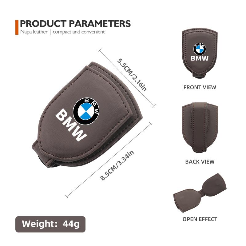For BMW Suede Car Sunglasses Holder Sun Visor Glasses Hanger Storage Clip E90 E60 E46 E39 F30 F10 E87 X3 X4 X5 X1 G30 G20