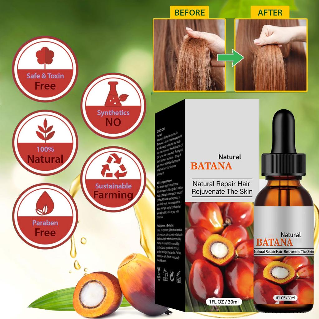 Batana For Hair Growth Oilhair Growth Oilhair OilStimulates Hair Growth Batana Moisturizes And Repairs Dryness30ml