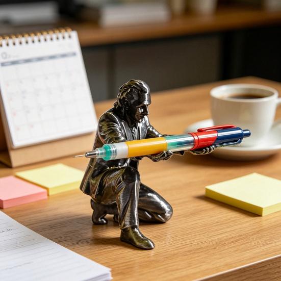 3D-печатный держатель для ручек Бэтмена, настольный органайзер из ПЛА для карандашей и маркеров, Декор в стиле супергероев для офиса и дома, Уникальный подарок для поклонников комиксов и фильмов