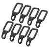 8pcs D‑Ring Anchors Quick Removal Fastener Tie Downs Fit for Jeep Wrangler JK YJ TJ JKU Sports  Sahara  for Freedom