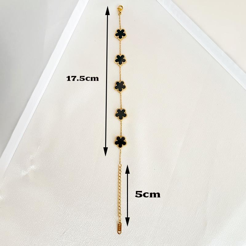 Комплект украшений с цветами из нержавеющей стали, рождественские подарки, роскошные современные модные очаровательные ожерелья, серьги, браслет, ювелирные изделия для женщин