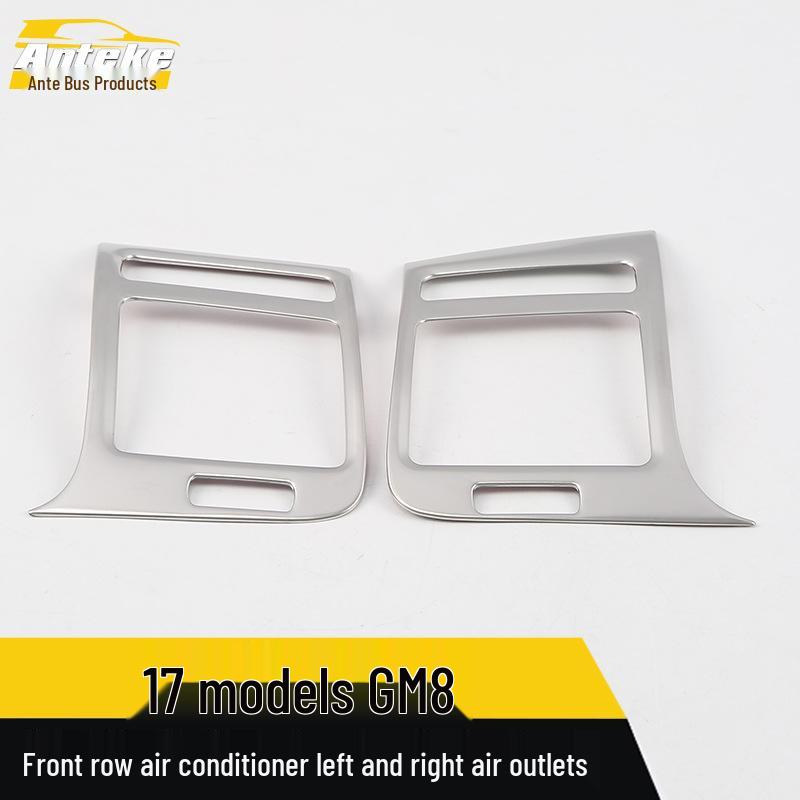 Compatible with 17 GM8 Models: Front Row Decorative Air Conditioning Outlet Frame & Dashboard Trim.
