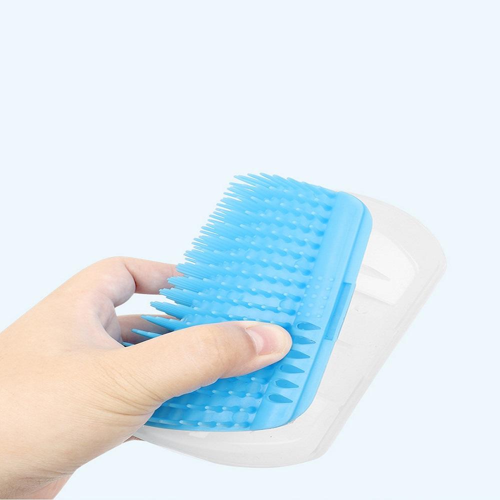 Softer Pet Self Brush Wall Corner Comb Scratcher for Long and Short Fur Cat Dog