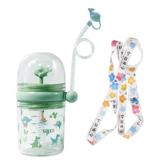 Бутылка-спрей «Кит» с соломинкой, 260 мл, безопасная для детей, для питья, для семейных праздников на открытом воздухе, подарок