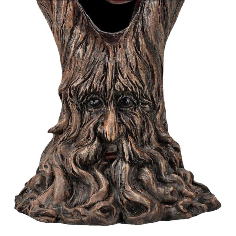 Halloween Tree Monster Heart Resin Figurine Scary Treant Heart Decor Gothic Creepy Desk Sculpture Spooky Decor Gift