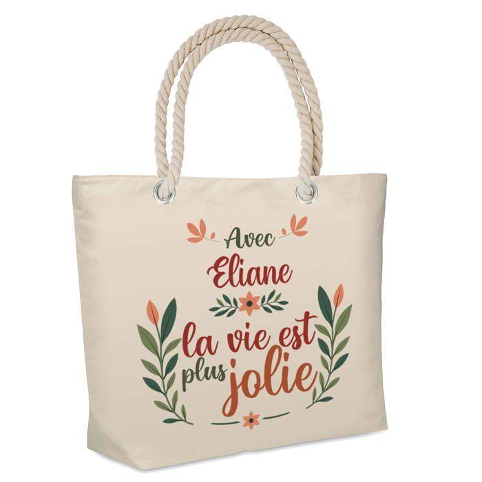 Sac cabas - PLANETEE - Eliane - Isotherme - Jute naturel - Imprimé en France