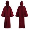 Medieval Cosplay Costume, 5-Color Hooded Robe, Monk Robe, Cape, Long-Sleeved Cosplay, Death Cosplay Costume