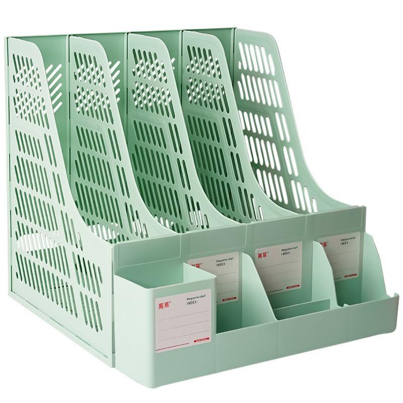 Настольная колонка для файлов, косая вставка, ящик для хранения, держатель для документов, держатель для ручек, пластиковый ящик для хранения, органайзер, декор стола, офиса