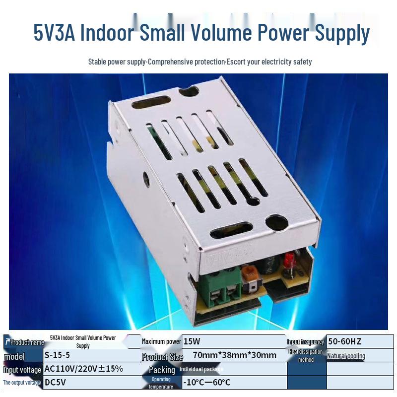 220V to 24V/12V/5V DC LED Power Supply Transformer for LED Strips, 2A/5A/10A/15A/20A