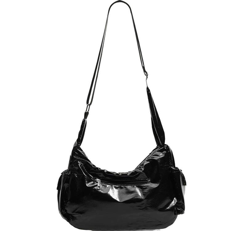 2025 New Dumpling Bag Large Capacity Commuter Texture Single Shoulder Crossbody Bag Fashion Versatile Sweet Cool Spicy Girl Tote Bag