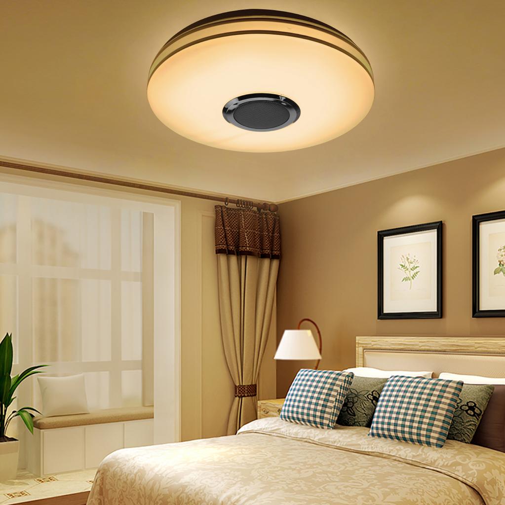 120 Вт Wi-Fi RGB светодиодные потолочные светильники для детской комнаты с приложением дистанционного управления Bluetooth Smart Music Light Поддержка Alexa go/Google/Tmall El