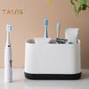 Ящик для хранения зубных щеток, большая емкость, экономия места, стабильное основание, практичный органайзер для электрических зубных щеток, подставка для хранения, принадлежности для ванной комнаты