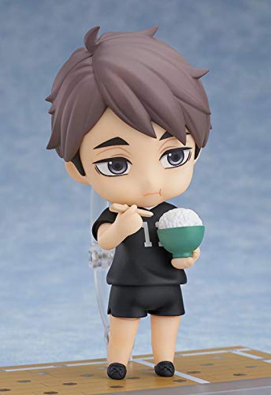 Нендороид Haikyu TO THE TOP Мия Осаму Без масштаба ABS и ПВХ Раскрашенная подвижная фигурка Перепродажа