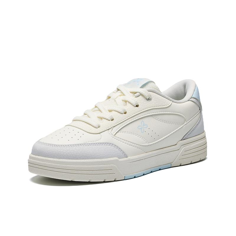Sneakers ANTA Hundred Rivers Skate Shoes Women's Low-top Ivory White/Sand Gray