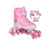 Luminous Silicone Roller Skates Girls Boys Kids Skating Bag 2 2 4 Four Wheel Skates 3 In 1