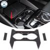 For BMW 5 Series G60 2024-2026 ABS Carbon Fiber Car Central Cup Holder Panel Cover Trim Interior Car Accessories