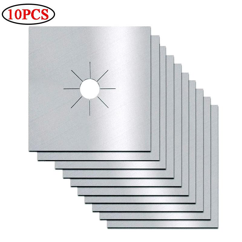 2025 Новый защитный коврик для газовой плиты Jesoo из тефлона, термостойкий, маслостойкий, легко чистящийся, кухонный гаджет в американском стиле