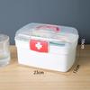 Portable Medicine Storage Box Large Capacity Medicine Kit Family Hand First Aid Chest Simple Travel Emergency Box