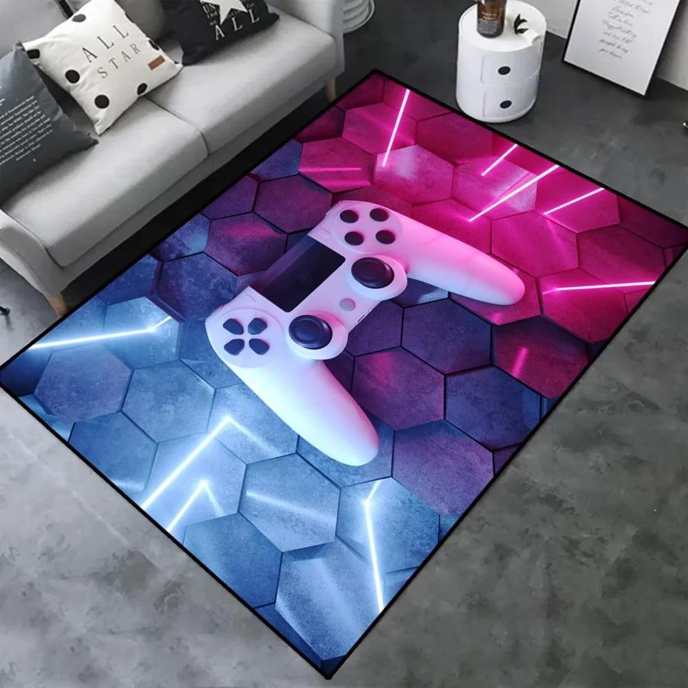 3D Геймпад Геймерский Игровой Узор Ковры для Комнаты Нескользящий Игровой Геймпад Ковер Напольный Коврик Декор для Гостиной Прихожая