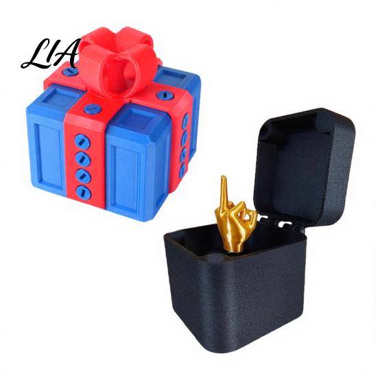 3D Printed Trick Box Annoying Gift with Screws, Prank Screw Novelty Surprise Pop-up Finger Surprise, Funny Gag for Birthdays Holidays Christmas