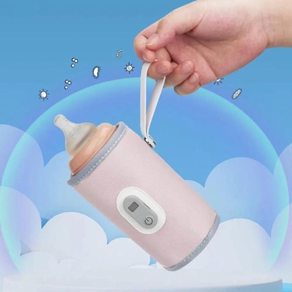 Digital Milk Bottle Insulation Cover 5 Levels Bottle Thermal Heater Baby Bottle Warmer  Newborn