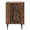Nightstand Set of 2 Reclaimed Wood Look 43 x 34.5 x 52 cm Engineered Wood