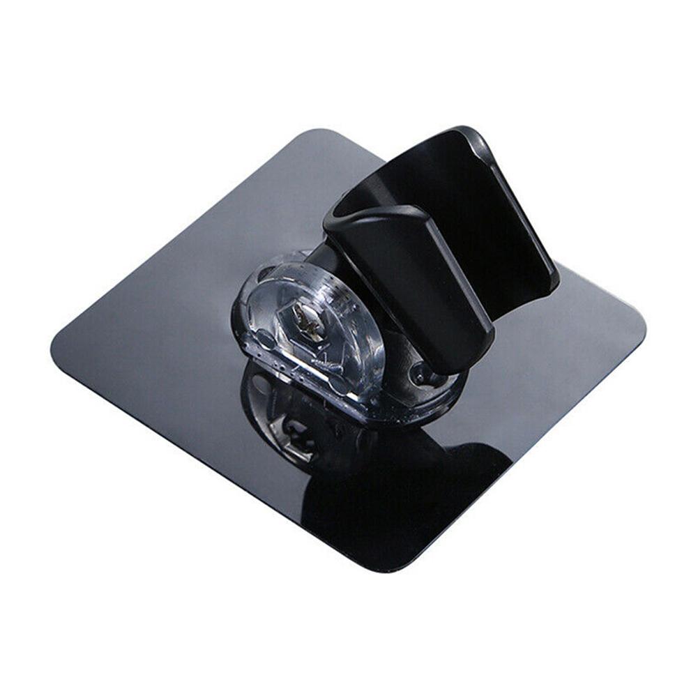 Shower Head Holder Bracket Bathroom 7.2*7.2cm ABS Black