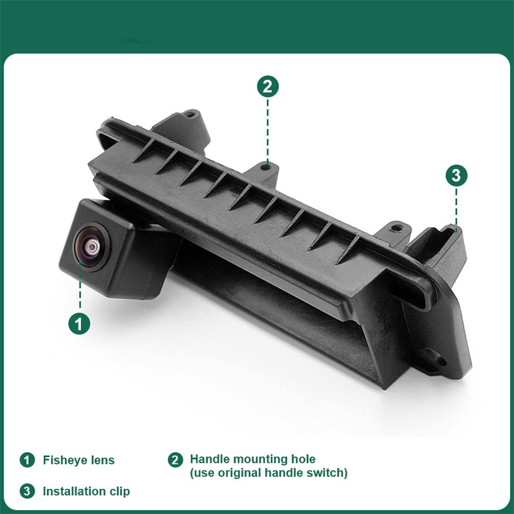 AHD 720P Камера заднего вида в ручке багажника для Benz C Class W204 W212 2011-2013