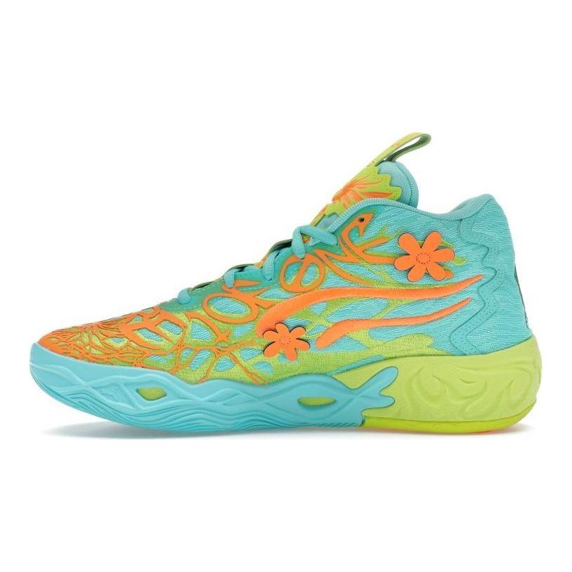 Кроссовки мужские Scooby-Doo x Puma MB.04 Mystery Machine Синий Аквамарин Лайм-Смэш 310776-01