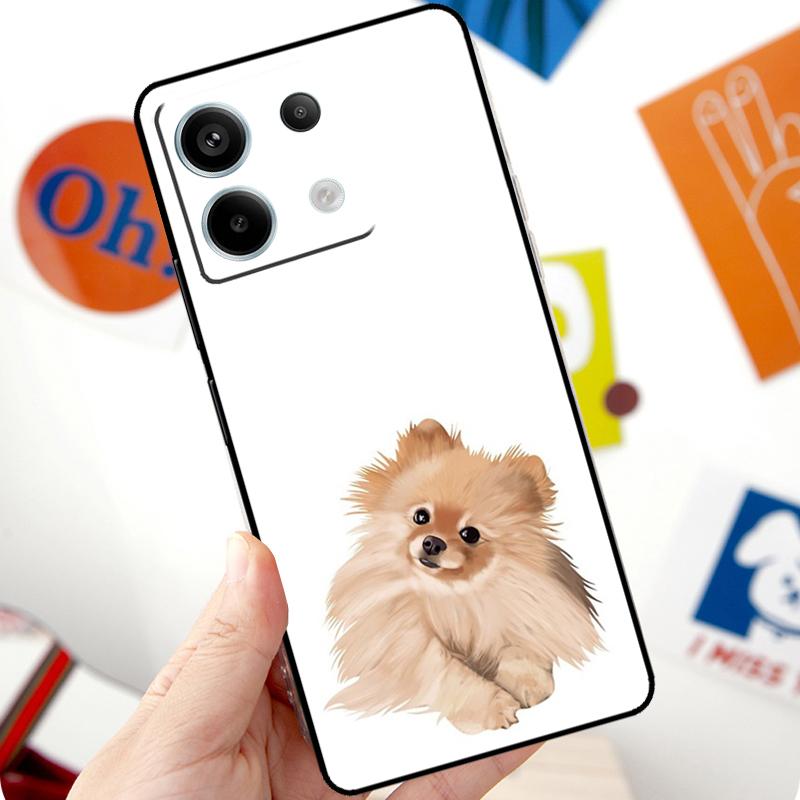 Чехол для телефона Pomeranian Dog Funda для Xiaomi Redmi Note 11 10 12 13 14 Pro 11S 12S Чехол для Redmi 15 10C 13C 12C 14C 15C