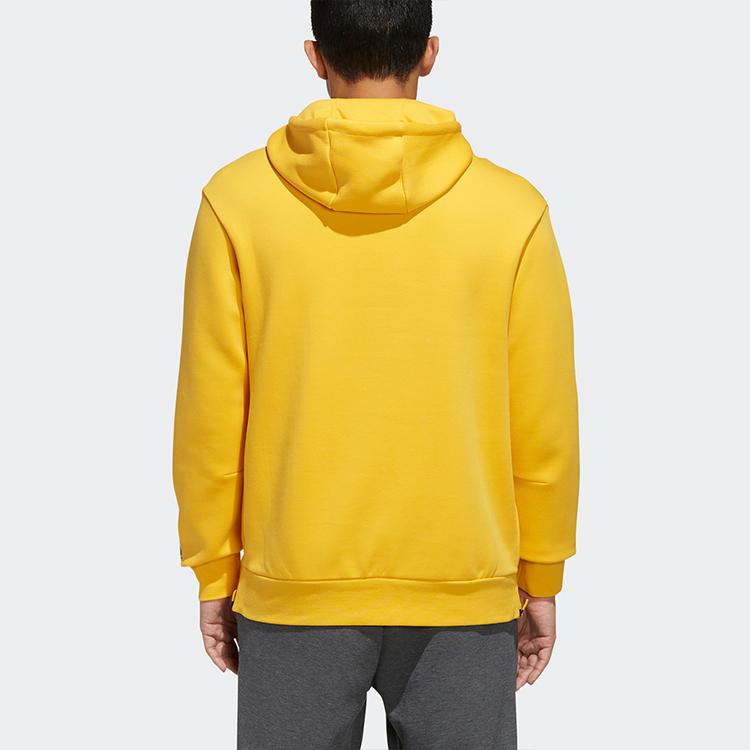 adidas Hs повседневный спортивный пуловер с капюшоном, мужские топы, золотой EH3780