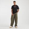 Levis Футболка с коротким рукавом, цветные блоки, принт с буквами, унисекс, черная 001AM-0001