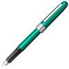 Platinum Plaisir Fountain Teal Medium Pen, Green, Nib, PGB-1500#45-3