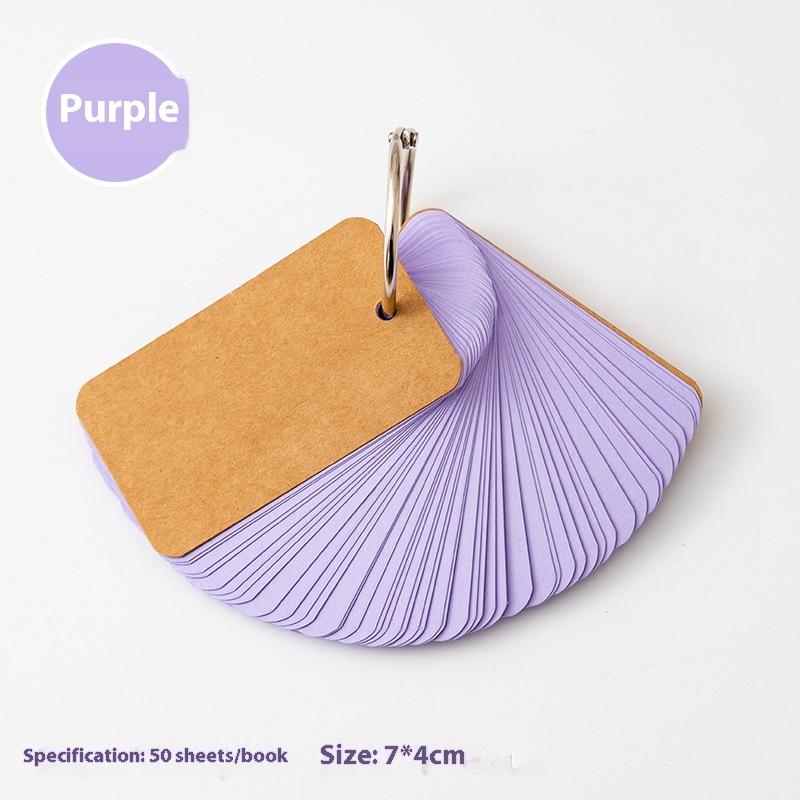 50/100 шт. Цветные пустые крафтовые бумажные карточки, бумажные карточки для рукоделия, бумажные карточки для сообщений, пустые карточки для обучения, учебы, DIY, запоминания