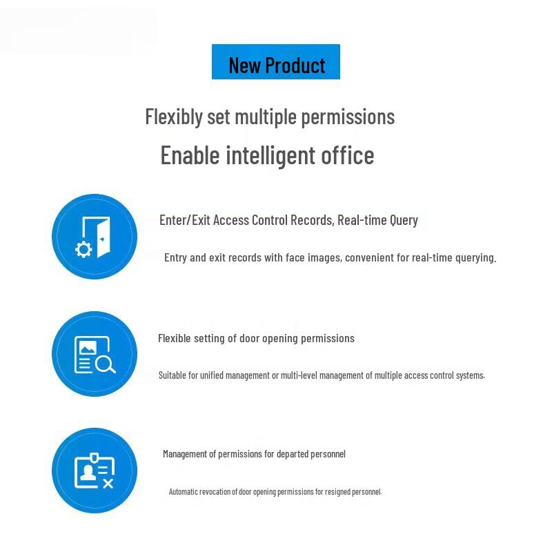 Система контроля доступа по распознаванию лиц DingTalk D2, Smart, с китайской вилкой (адаптер в комплекте)