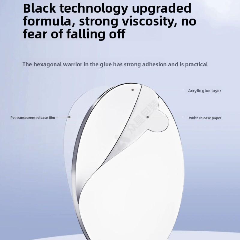 Легко рвущийся круглый нано-клей без следов Легко рвущаяся прочная липкая двусторонняя лента Круглая наклейка Съемный точечный клей