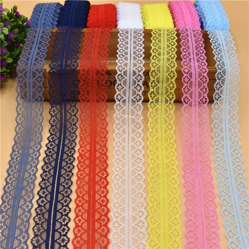 10 Yards Lace Ribbon Tape Trim Fabric DIY Embroidered Net Lace for Sewing Decoration Lace Fabric