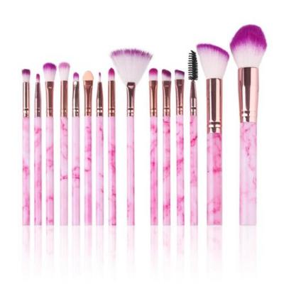 NEWCOME Набор кистей для макияжа Косметическая пудра, роза 15 шт.