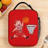 Sakuragi Hanamichi Lunch Bag Office Lunch Box For Women Casual Print Tote Food Bags Waterproof Convenient Cooler Bag