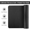 Waterproof Laptop Computer Writing Mat Home Office PU Leather Desk Mat Keyboard Mice Mat Mouse Pad