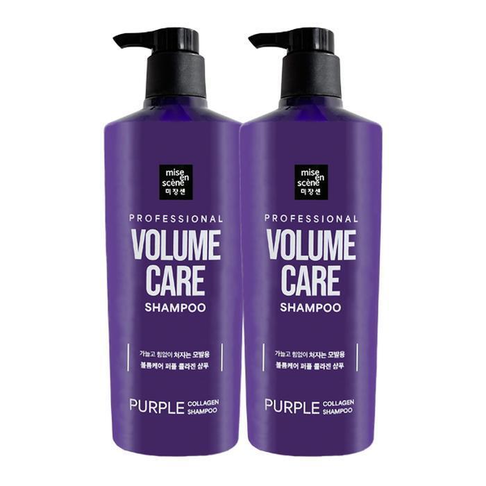 mise en scène Volume Care Purple Collagen Shampoo 680ml x2 (14334795)
