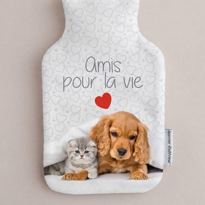 Housse de bouillotte 21 x 34 cm Amis pour la vie