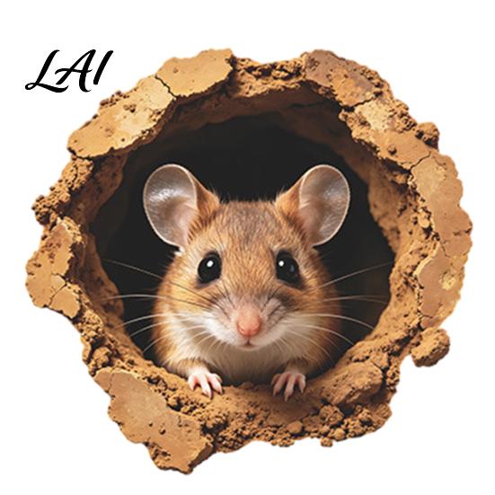 Self Adhesive Wall Murals 3D Realistic Mouse Hole Sticker Cute Rat Burrow Decal Waterproof Kitchen Backsplash Decor Self-Adhesive Removable