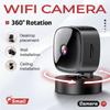 FHD 1080P Mini Wireless WiFi Camera 360°Rotatable Infrared Night Vision Support SD Card Recording and Saving Videos Surveillance