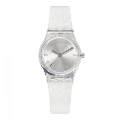 Lk343e Время для SWatch Silver GliStar Too Женские уретановые часы