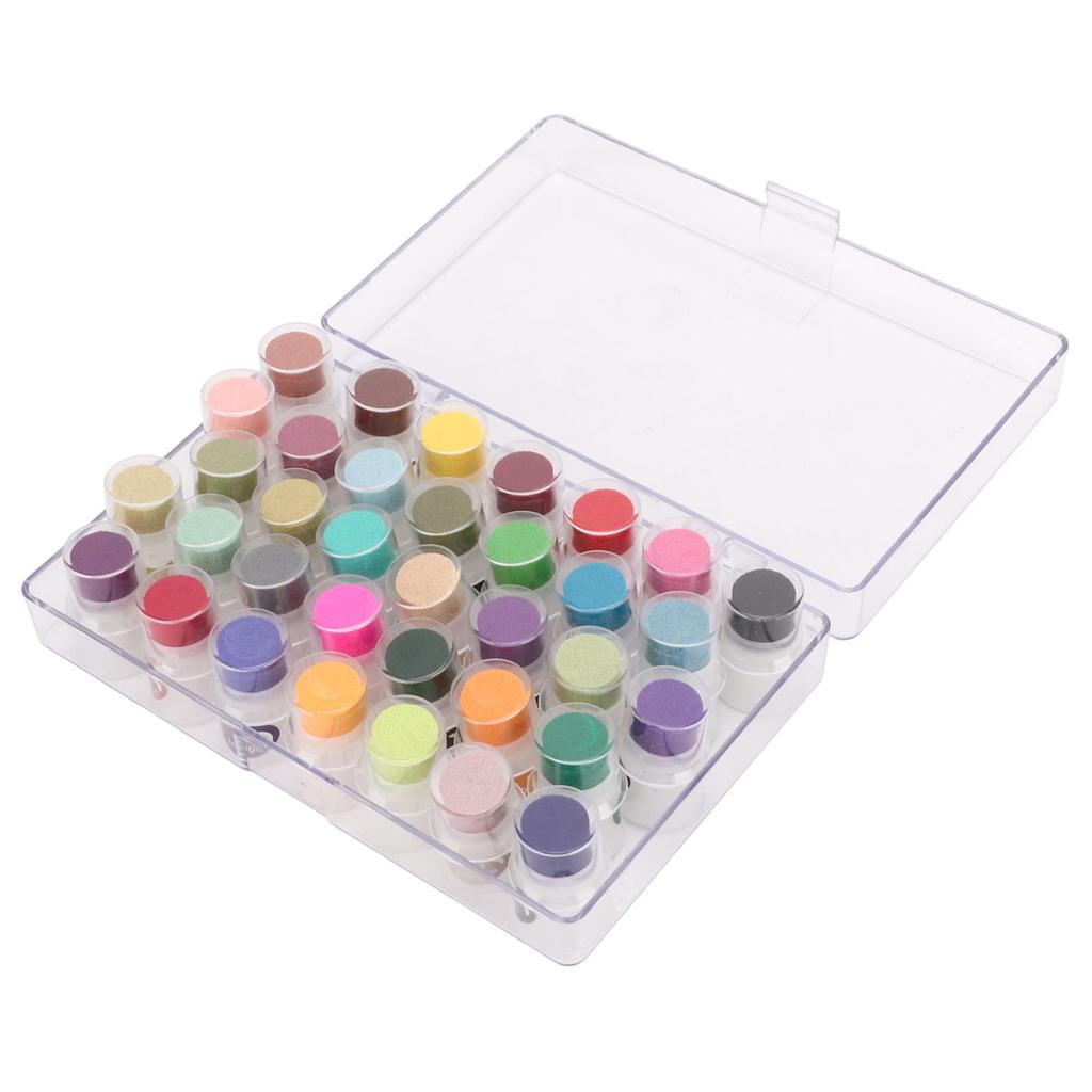 Мини DIY Kids Ink Pad 35 цветов на водной основе Stamp Pad Clear Details Strong Covering Colors Craft
